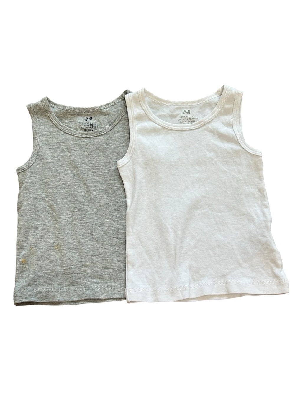 2 H&M tank tops size 2t